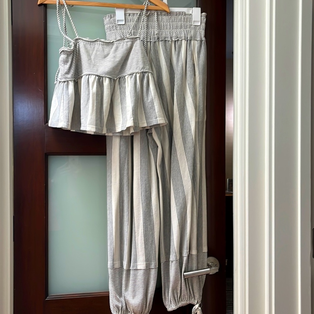 Free People Striped Set size small